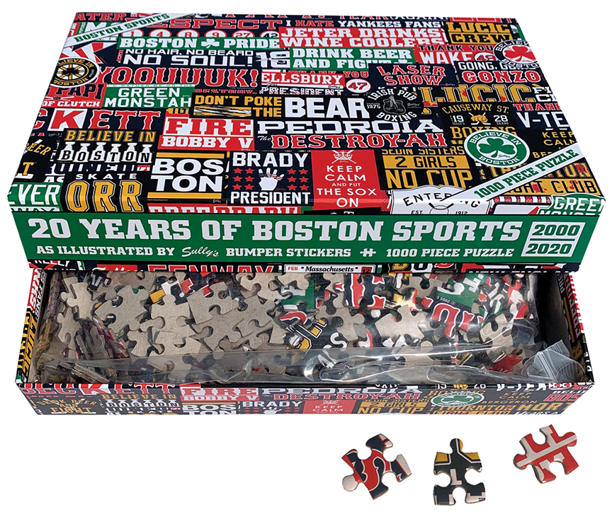 Boston 617 Oval Sticker – Sully's Brand