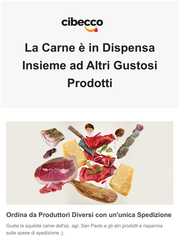 La Carne dell'Az. Agr. San Paolo è in Dispensa
