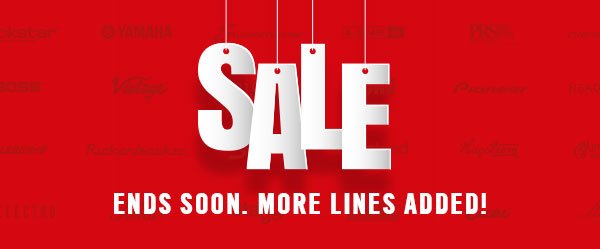 Sale. Ends soon. More lines added!