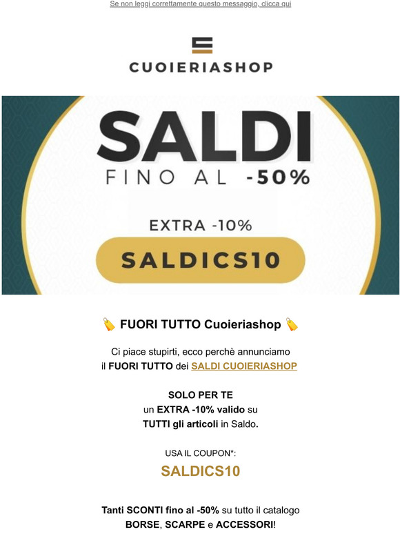 👜 Fuori Tutto 🏷️ Approfitta Ora 😍