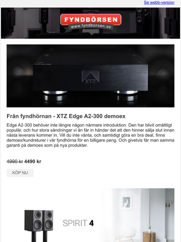Fyndpriser och nya Edge A2-400 med ICEedge-teknologi