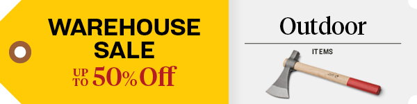 Warehouse Sale: Outdoor Items