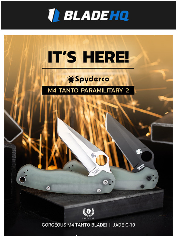 Blade HQ Source Blade HQ Exclusive M4 Tanto PM2 Drops Now! Milled