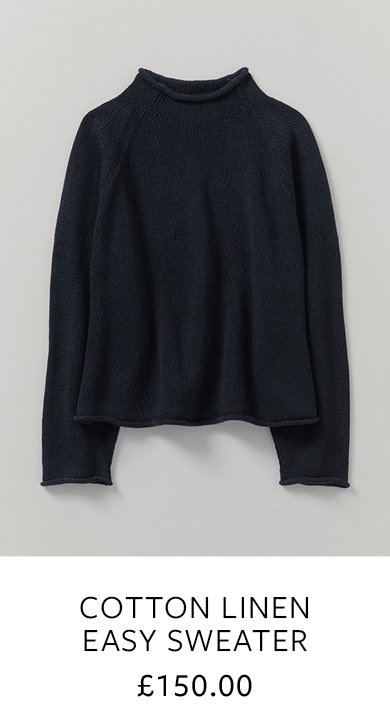 Cotton Linen Easy Sweater