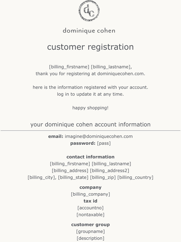 dominique cohen: You have joined the mailing list