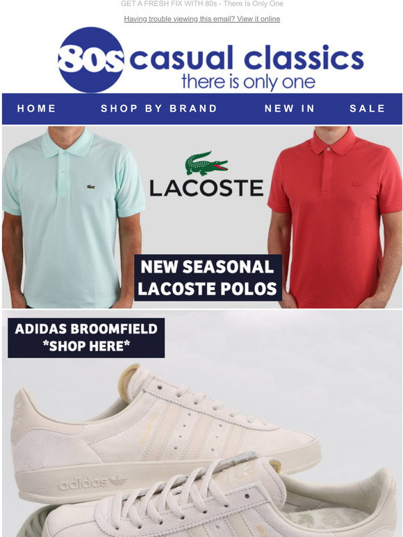 80s! adidas, Lacoste, Barbour 