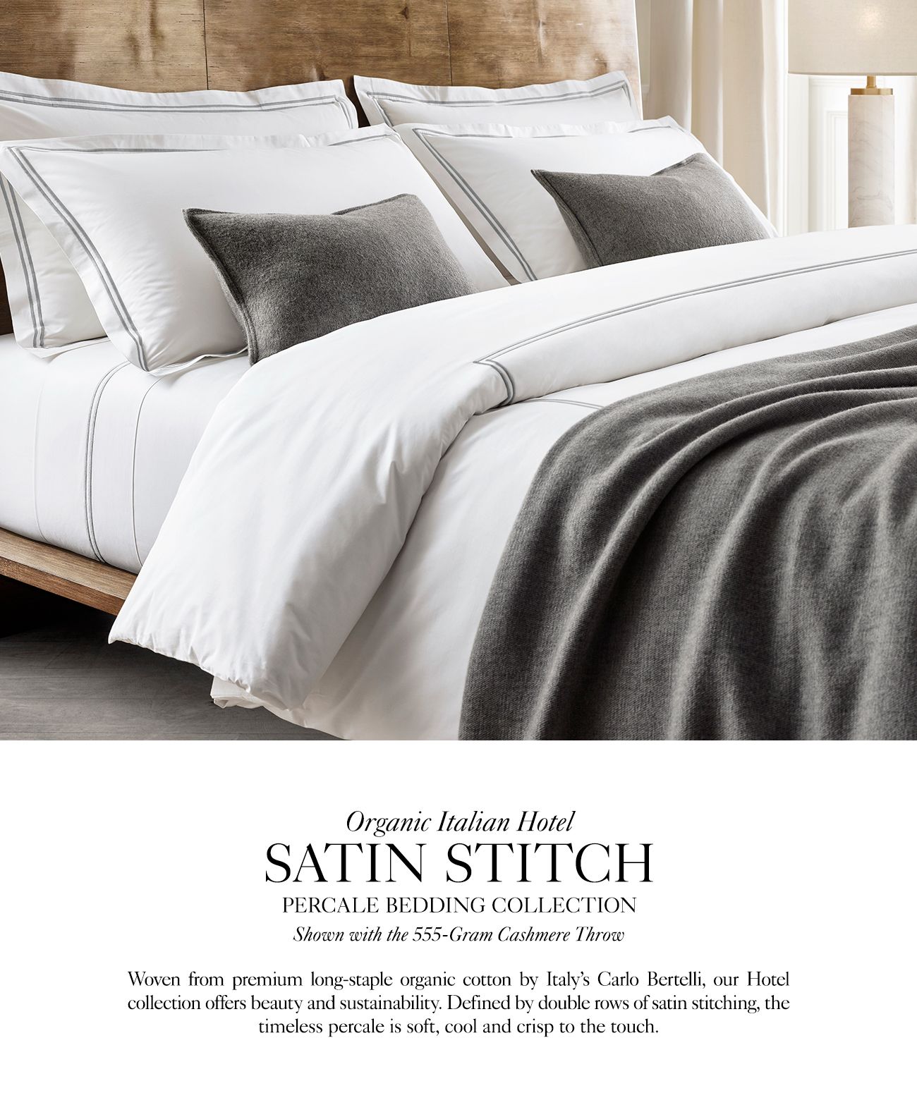 Restoration Hardware The World’s Finest Italian Bedding by Artisan
