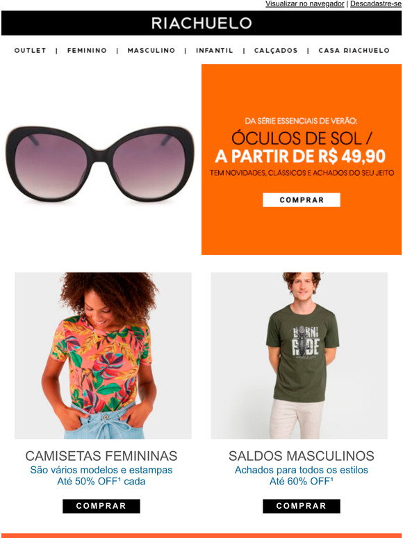 Riachuelo BR Email Newsletters: Shop Sales, Discounts, and Coupon Codes -  Page 27