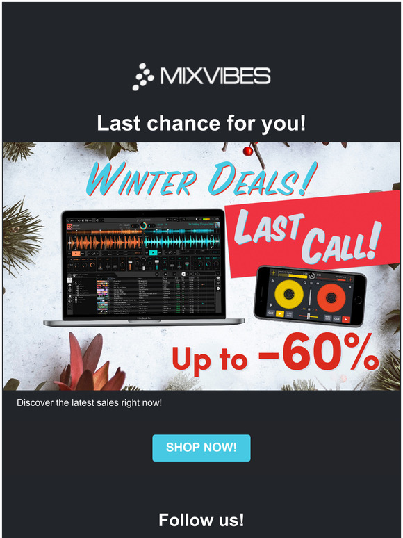 Mixvibes - 2020 has ended, so will the Winter Deals!