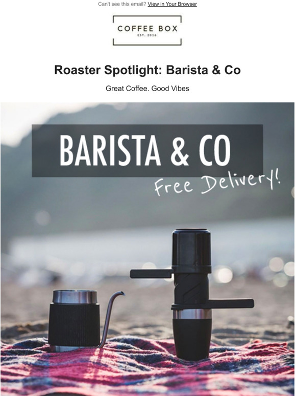 Free Delivery on Barista & Co ☕