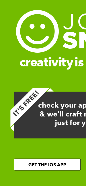 JOANN Smiles creativity is so rewarding. It's free! check your app today and we'll craft rewards just for you! Get the iOS app.