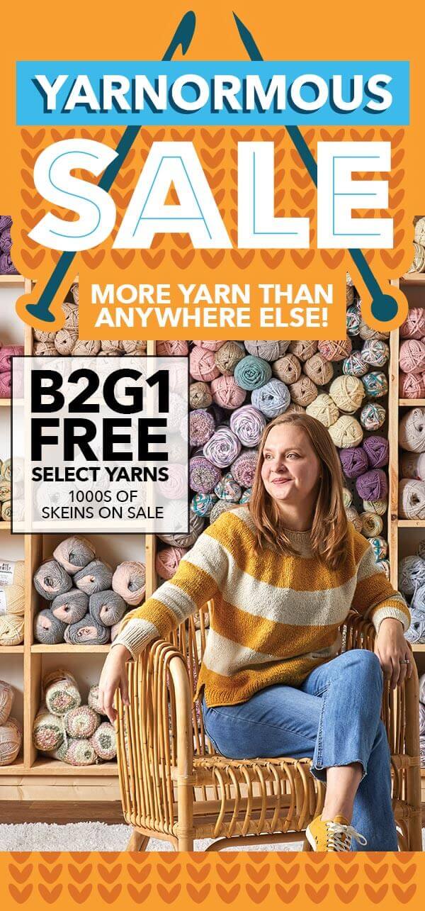 JoAnn's Yarn Sale going on now! + FREE Curbside Pickup!