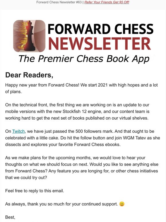 Forward Chess  interactive Chess eBooks