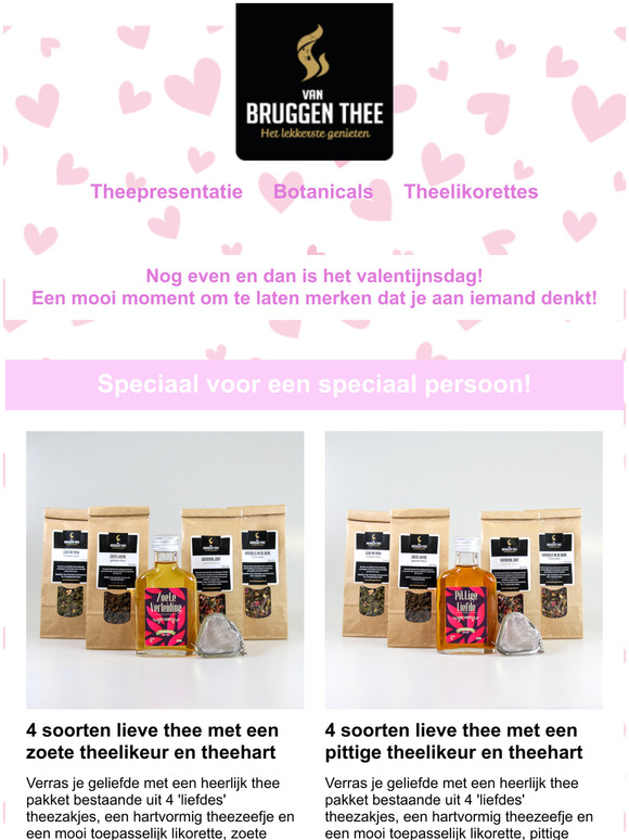 Het is bijna Valentijnsdag! Een mooi moment om te laten weten dat je aan iemand denkt!
