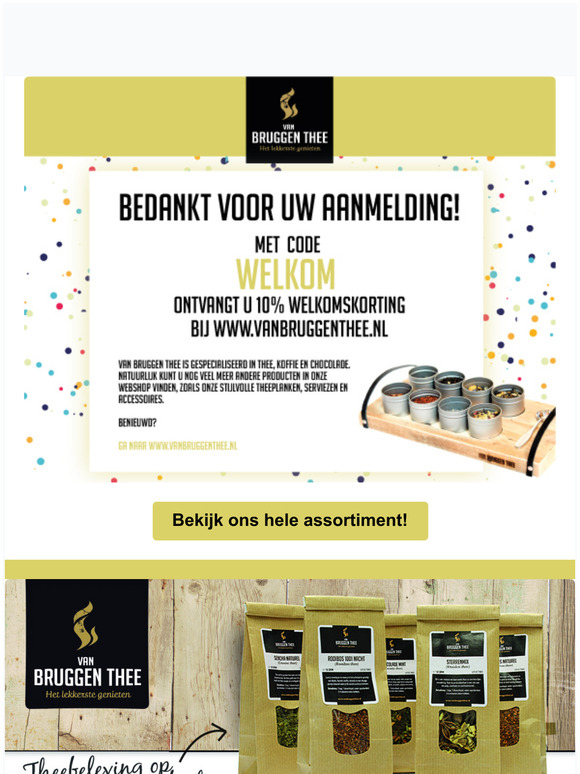 Bedankt voor uw aanmelding!