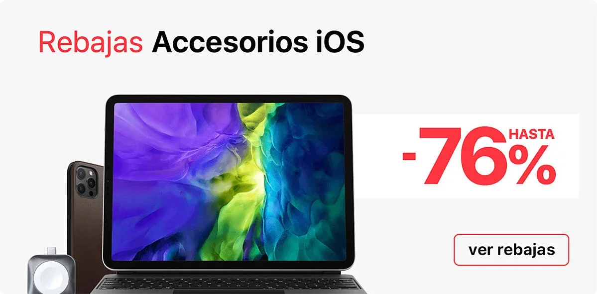 rebajas accesorios ios