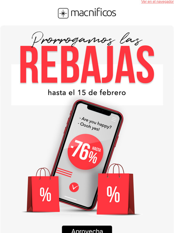 Disfruta de las Rebajas, también en febrero