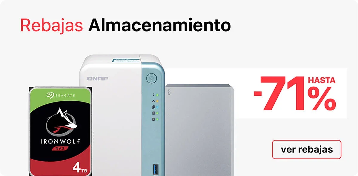 rebajas almacenamiento
