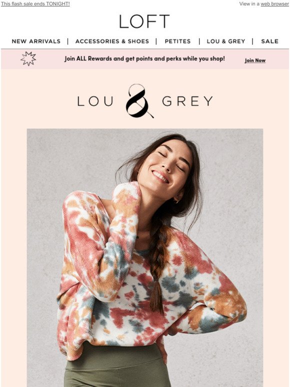 Lou & Grey: omg: take an extra 50% off sale | Milled