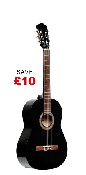 Stagg 1/2 Size Classical Guitar - Black