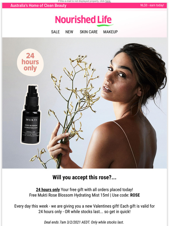 mukti rose blossom hydrating mist