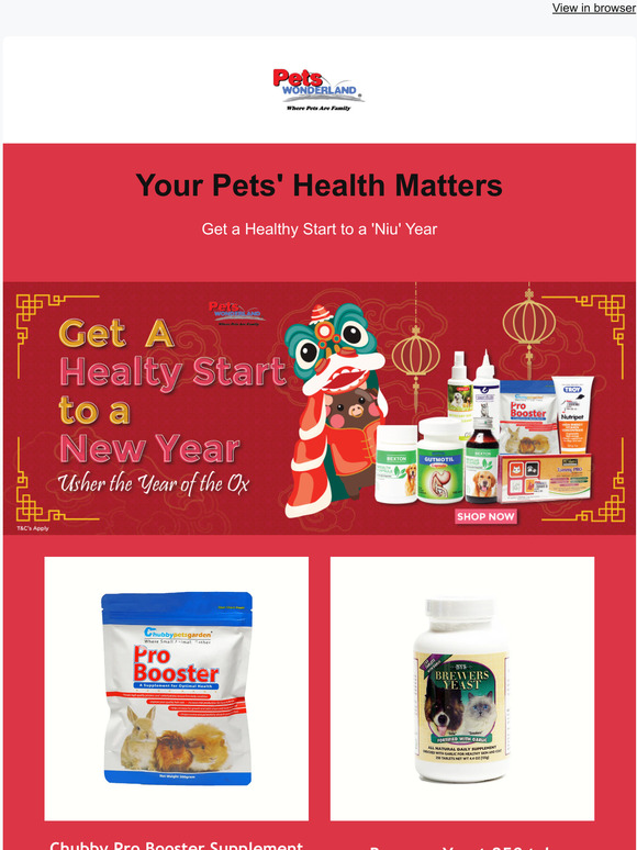 Get A Healthy Start  to A 'Niu' 🐮 Year