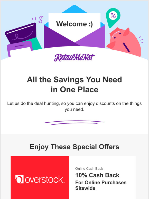 RetailMeNot: 👋Welcome to RetailMeNot - Your Source for Savings! | Milled