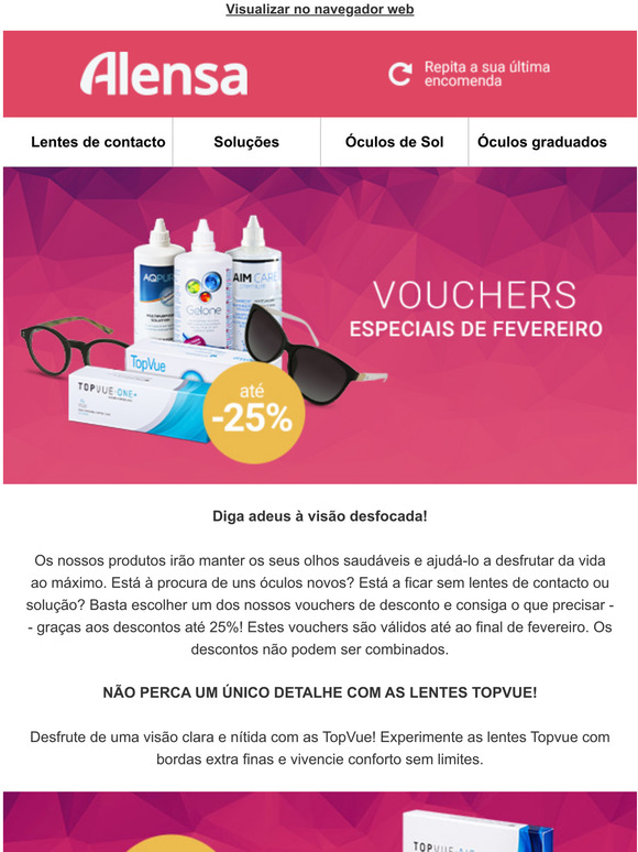Descontos enormes durante fevereiro!