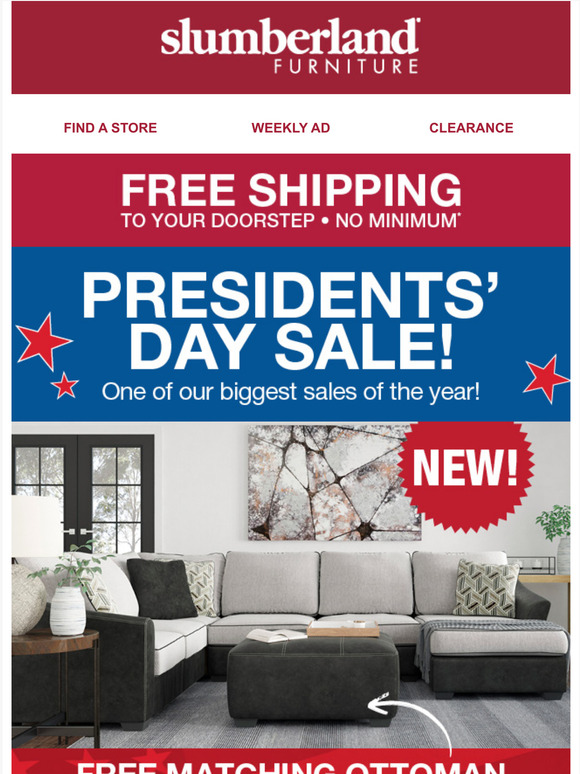 Slumberland Furniture Hey There Don T Miss Our Huge Presidents Day Sale Milled