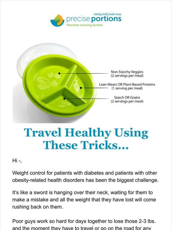 Portion Control Made Easy with Precise Portions