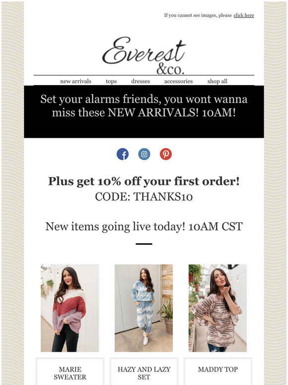 COZY, COMFY, CASUAL + New Arrivals