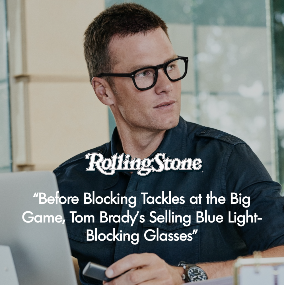 Christopher Cloos/Tom Brady blue light glasses