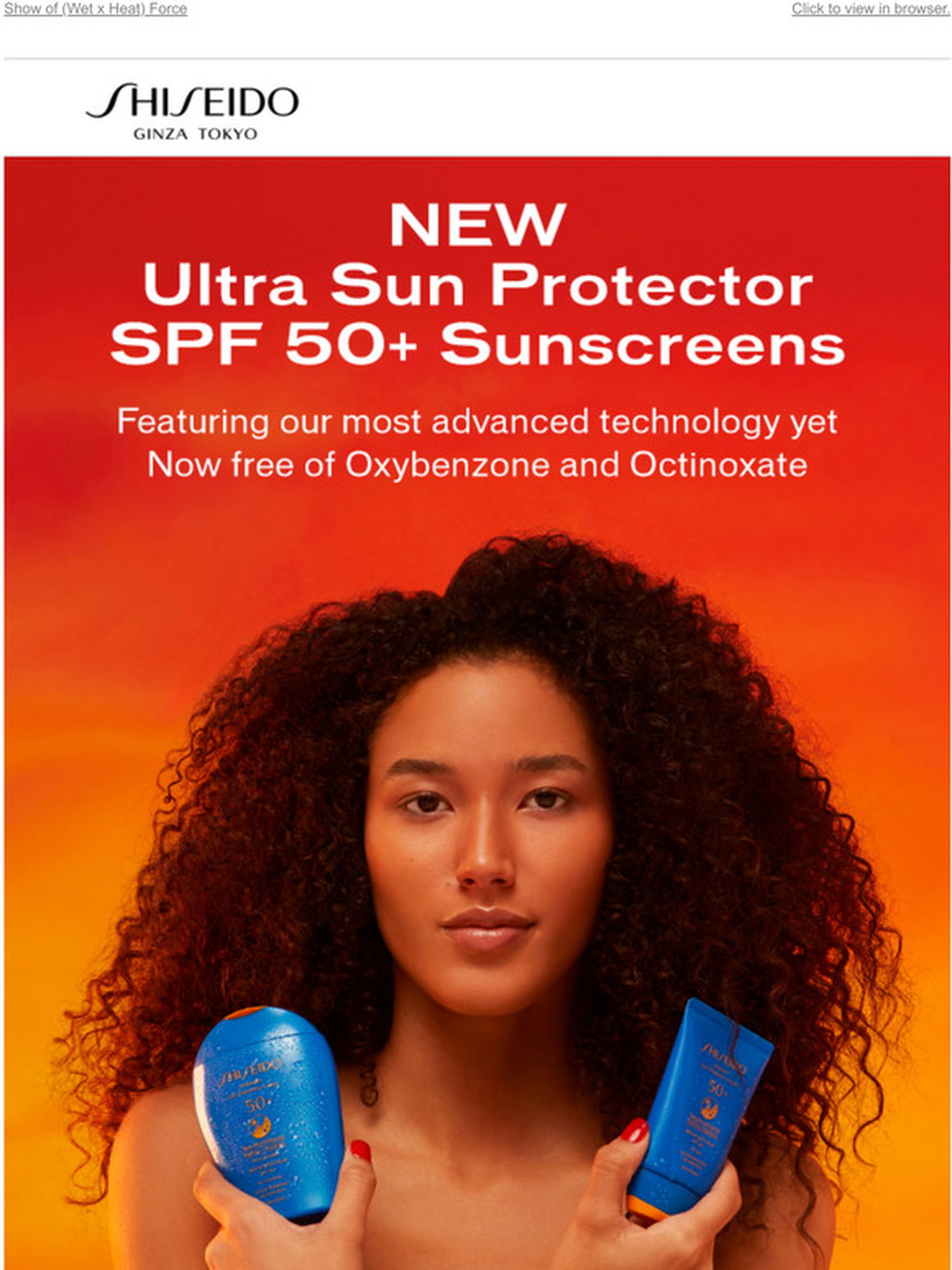 Shiseido Canada Our NEW groundbreaking sunscreen Milled