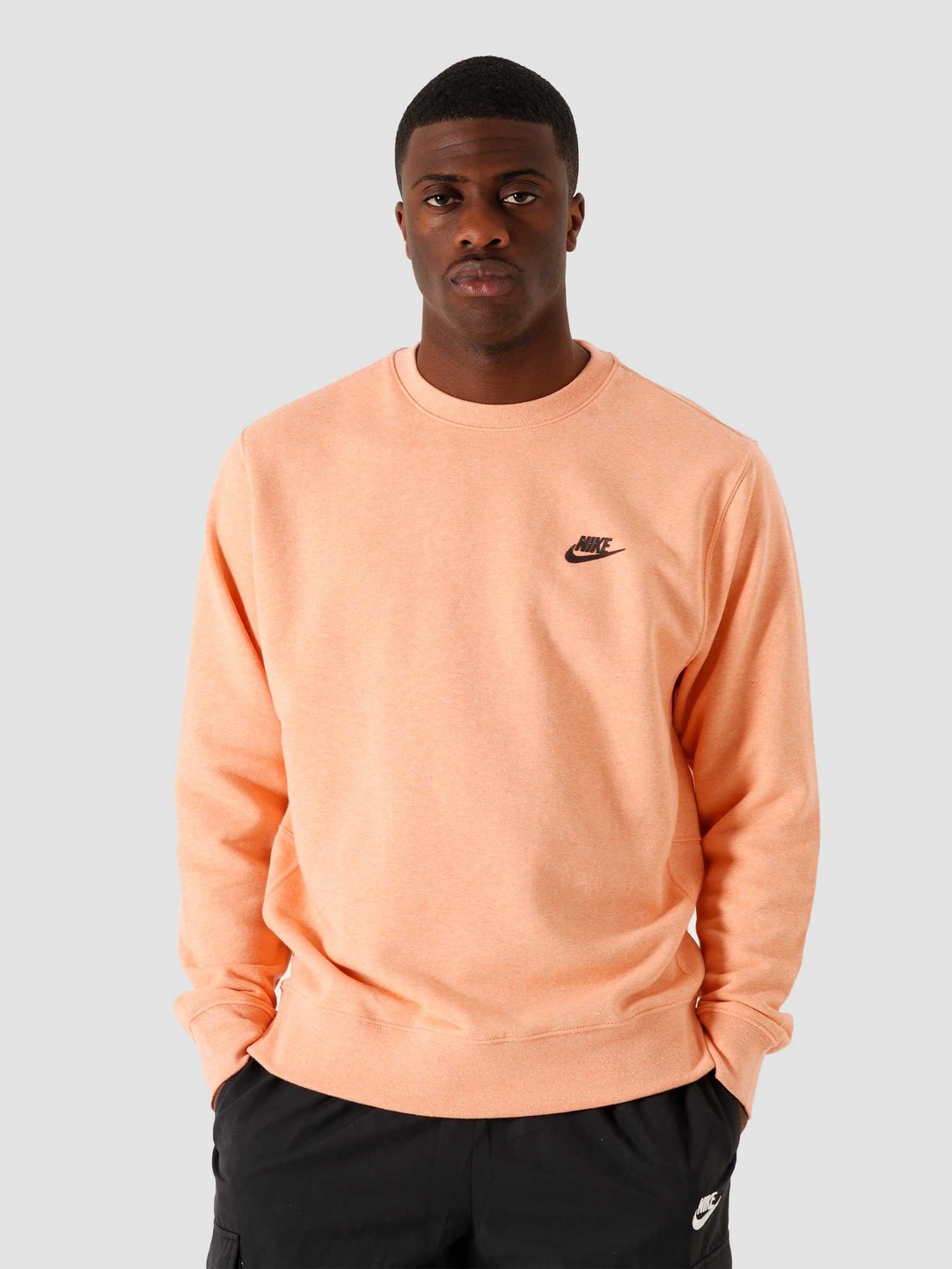 nsw crewneck apricot agate dark smoke grey