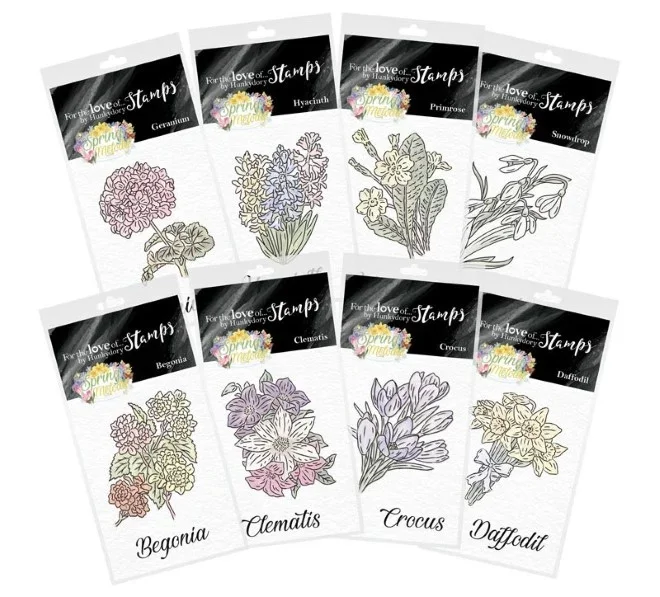 Hunkydory Crafts For the Love of Stamps - Mini Stamps - Hyacinth
