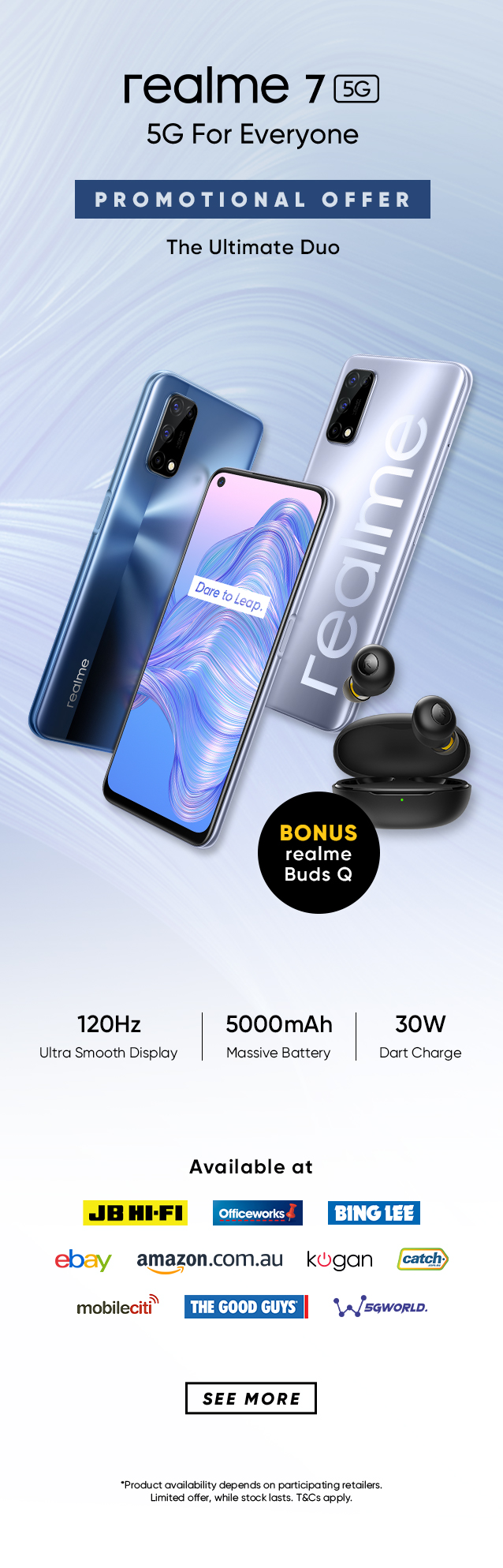 realme 7 5G is now available for preorder