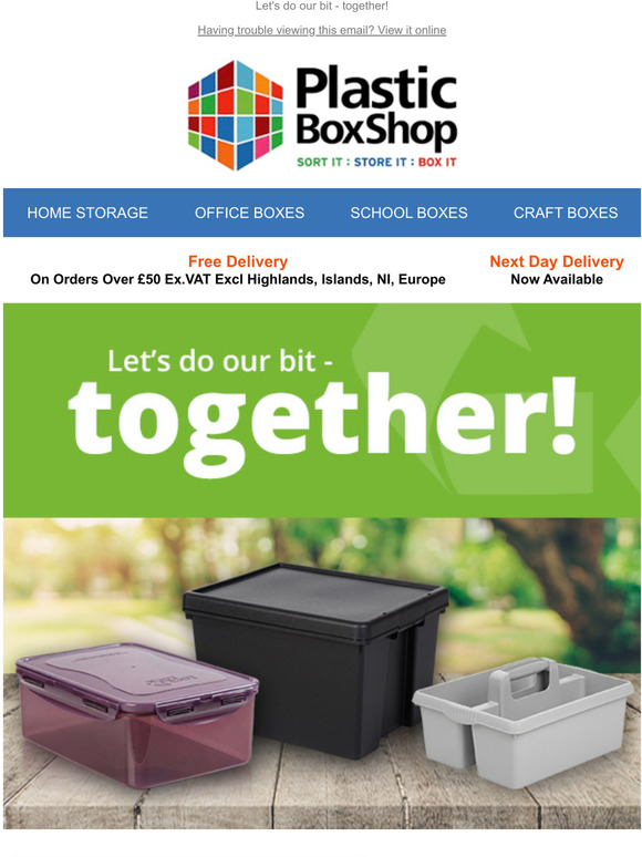 Plastic Box Shop Discover our range of recycled products Milled