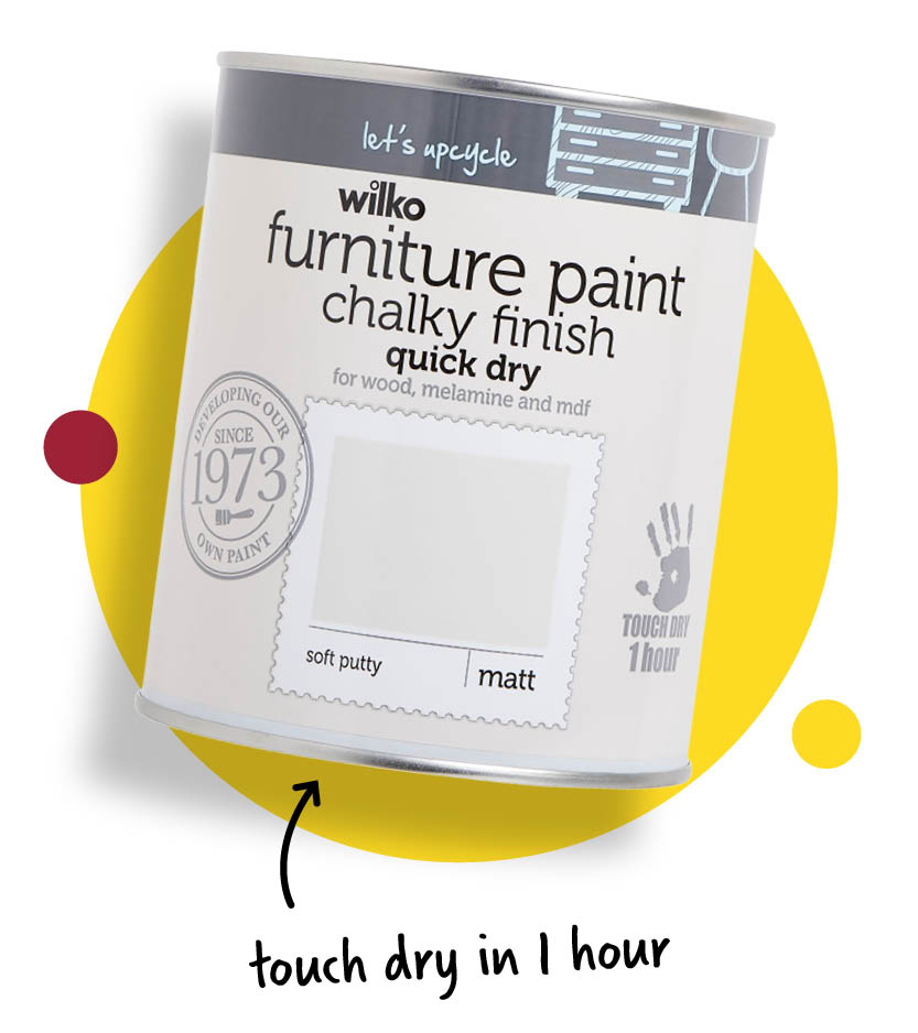 wilko chalky finish furniture paint soft putty