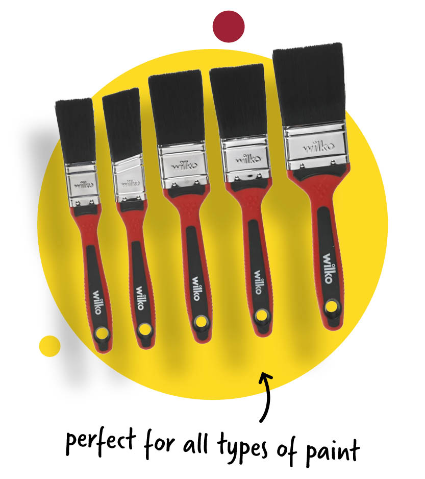 wilko brush set 5 pack
