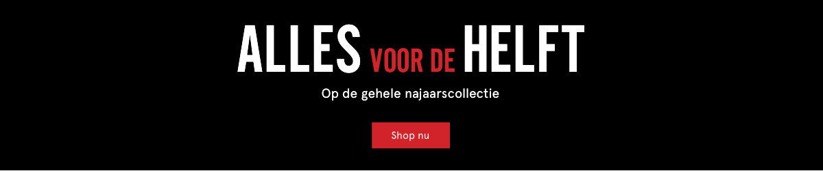 Alles voor de helft banner