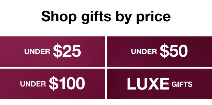 Shop gifts by price