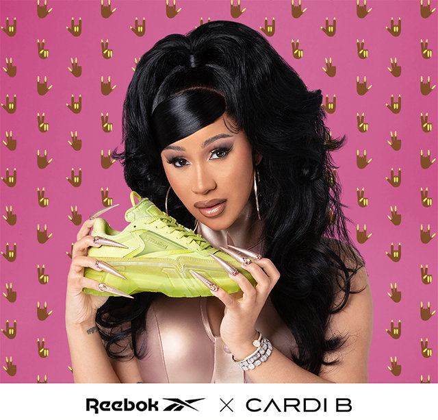 Reebok x Cardi B Collection goes neon 