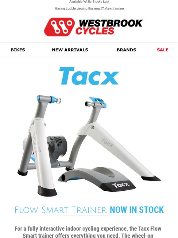 Cycles: Tacx Flow | In Stock Now | Milled