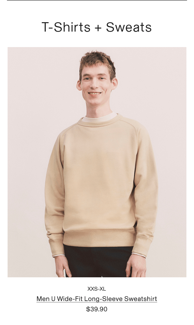 uniqlo u wide fit sweatshirt