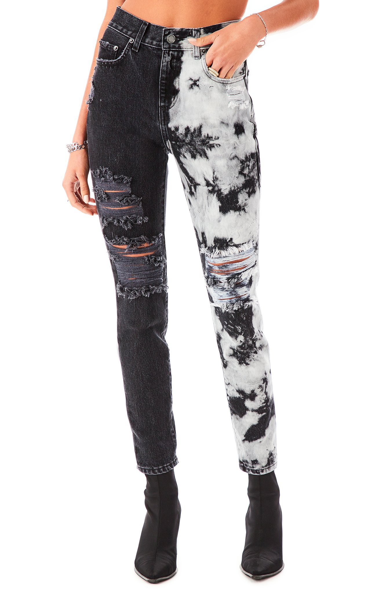 Image of ALEXANDER HALF BLEACH JEAN