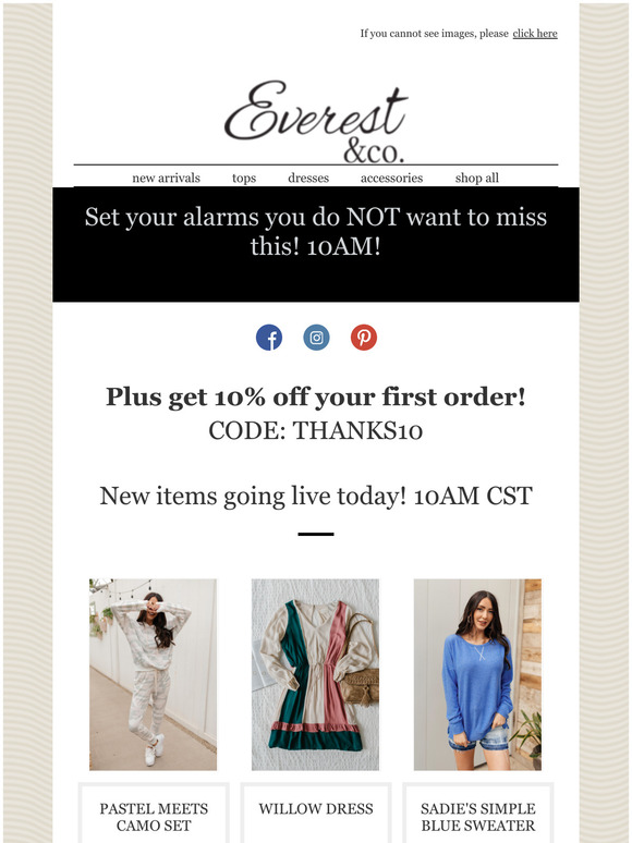 Keeping the CUTE looks coming! + 10% off