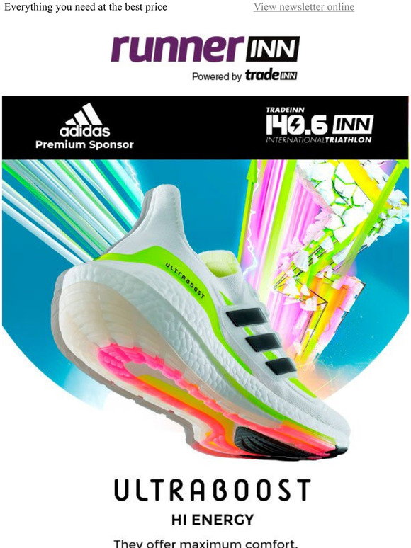 Tradeinn: The new adidas Ultraboost 21 will make you a 140.6INN finisher |  Milled