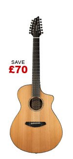 Breedlove Solo Concert CE 12 String Electro Acoustic Guitar - Natural