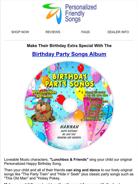 Simon Says Happy Birthday Children's Song LP Sing-A-Long Nursery Rhymes