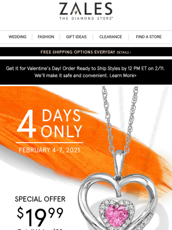 Zales .99 Necklace Special 2021 2024 www.alhudapk